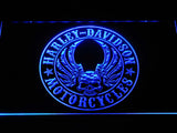 FREE Harley Davidson 6 LED Sign - Blue - TheLedHeroes