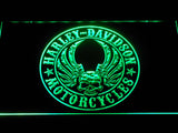 FREE Harley Davidson 6 LED Sign - Green - TheLedHeroes