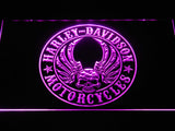 FREE Harley Davidson 6 LED Sign - Purple - TheLedHeroes
