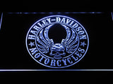 FREE Harley Davidson 6 LED Sign - White - TheLedHeroes