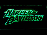 FREE Harley Davidson 2 LED Sign - Green - TheLedHeroes