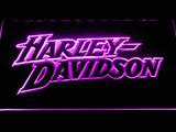 FREE Harley Davidson 2 LED Sign - Purple - TheLedHeroes