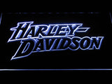 FREE Harley Davidson 2 LED Sign - White - TheLedHeroes