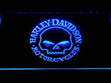 FREE Harley Davidson 4 LED Sign - Blue - TheLedHeroes