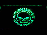 FREE Harley Davidson 4 LED Sign - Green - TheLedHeroes