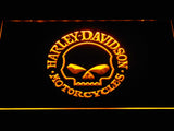 FREE Harley Davidson 4 LED Sign - Yellow - TheLedHeroes