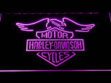 FREE Harley Davidson 5 LED Sign - Purple - TheLedHeroes