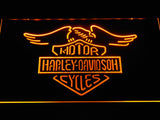 FREE Harley Davidson 5 LED Sign - Yellow - TheLedHeroes