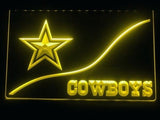 FREE Dallas Cowboys (6) LED Sign - Yellow - TheLedHeroes