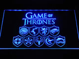 Game of Thrones Familys LED Neon Sign Electrical - Blue - TheLedHeroes