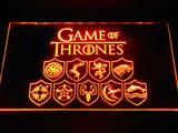 FREE Game of Thrones Familys LED Sign - Orange - TheLedHeroes