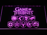 Game of Thrones Familys LED Neon Sign USB - Purple - TheLedHeroes
