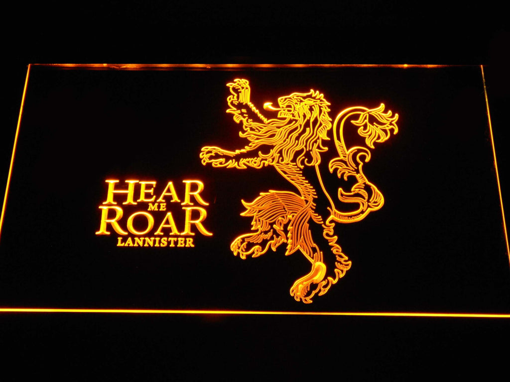 Game of Thrones Lannister LED Neon Sign USB - Normal Size (12x8in) - TheLedHeroes
