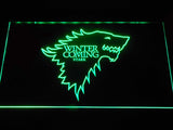 FREE Game of Thrones Stark (2) LED Sign - Green - TheLedHeroes