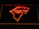 FREE Game of Thrones Stark (2) LED Sign - Orange - TheLedHeroes