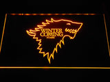 FREE Game of Thrones Stark (2) LED Sign - Yellow - TheLedHeroes