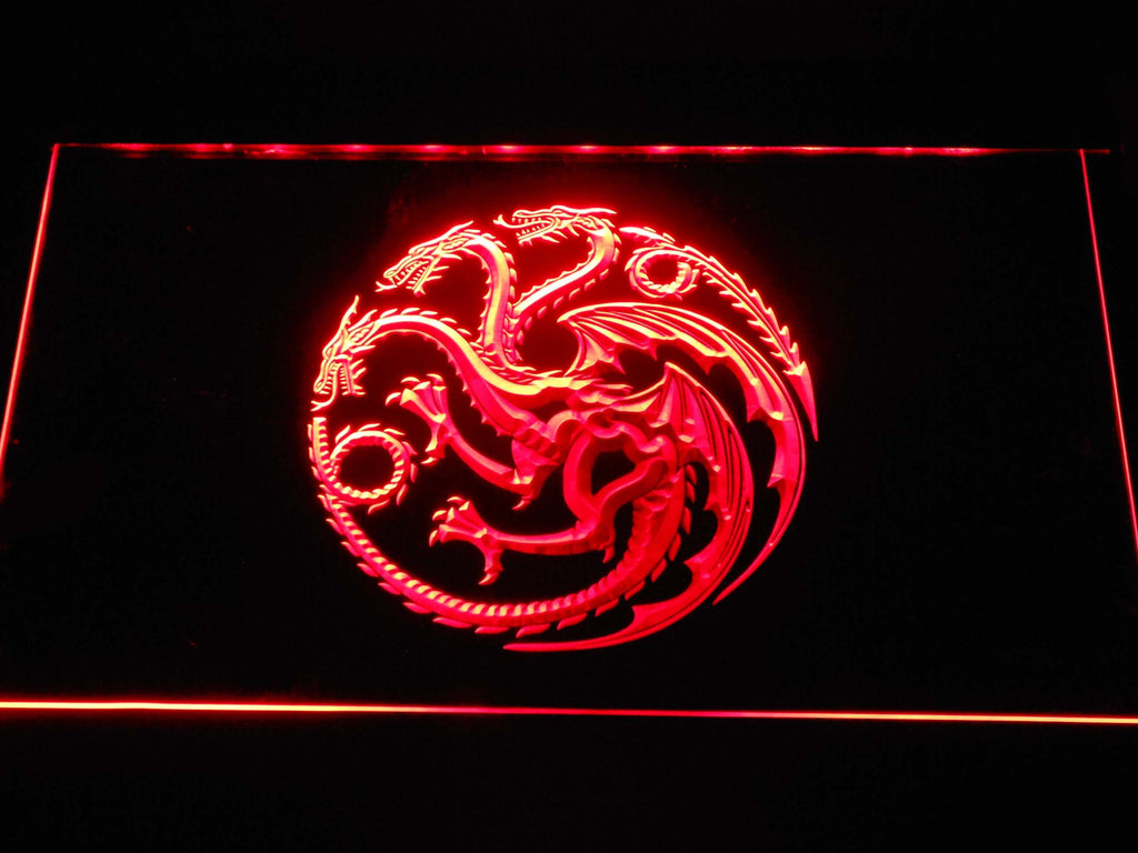 Game of Thrones Targaryen (3) LED Neon Sign USB - Normal Size (12x8in) - TheLedHeroes