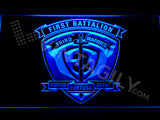 FREE 1st Battalion 3rd Marines LED Sign - Blue - TheLedHeroes
