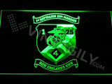 1st Battalion 25th Marines LED Neon Sign Electrical - Green - TheLedHeroes