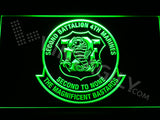 FREE 2nd Battalion 4th Marines LED Sign - Green - TheLedHeroes