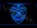 FREE 3rd Battalion 25th Marines LED Sign - Blue - TheLedHeroes
