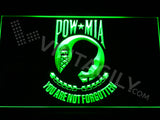 Prisoners Of War - Missing In Action (POW-MIA) LED Sign - Green - TheLedHeroes