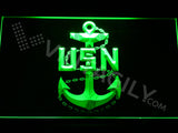 FREE US Navy LED Sign - Green - TheLedHeroes