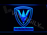 FREE 5th Marine Division LED Sign - Blue - TheLedHeroes