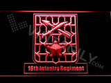 FREE 16th Infantry Regiment LED Sign - Red - TheLedHeroes