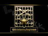 FREE 16th Infantry Regiment LED Sign - Yellow - TheLedHeroes