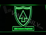 FREE 26th Infantry Regiment LED Sign - Green - TheLedHeroes