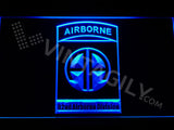 FREE 82nd Airborne Division LED Sign - Blue - TheLedHeroes