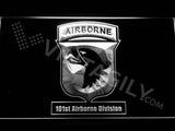 FREE 101st Airborne Division LED Sign - White - TheLedHeroes