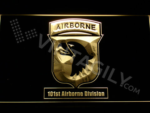 101st Airborne Division LED Sign - Yellow - TheLedHeroes