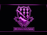 FREE 506th Airborne Infantry Regiment LED Sign - Purple - TheLedHeroes