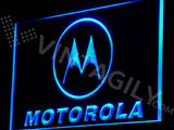 Motorola LED Sign - Blue - TheLedHeroes