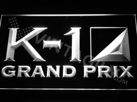 K-1 Grand prix LED Sign - White - TheLedHeroes