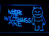 Where The Wild Things Are LED Sign - Blue - TheLedHeroes