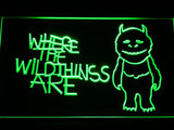 Where The Wild Things Are LED Sign - Green - TheLedHeroes