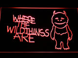 Where The Wild Things Are LED Sign - Red - TheLedHeroes