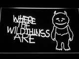 Where The Wild Things Are LED Sign - White - TheLedHeroes