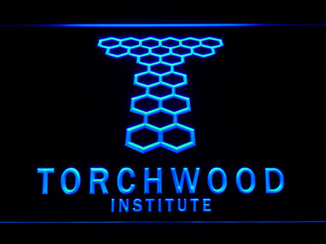 Torchwood Institute LED Sign - Blue - TheLedHeroes