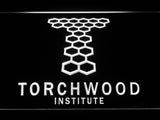 FREE Torchwood Institute LED Sign - White - TheLedHeroes