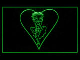 FREE Betty Boop 2 LED Sign - Green - TheLedHeroes