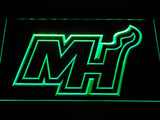 FREE Miami Heat 2 LED Sign - Green - TheLedHeroes