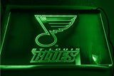 FREE St. Louis Blues LED Sign - Green - TheLedHeroes