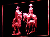Western Cowboy LED Sign - Red - TheLedHeroes