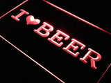 I Love Beer Bar Pub LED Sign - Red - TheLedHeroes