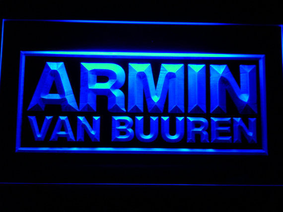 Armin Van buuren LED Sign - Blue - TheLedHeroes