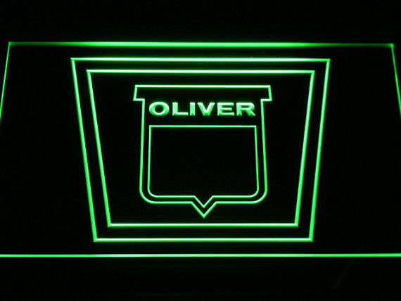 FREE Oliver Tractor LED Sign - Green - TheLedHeroes